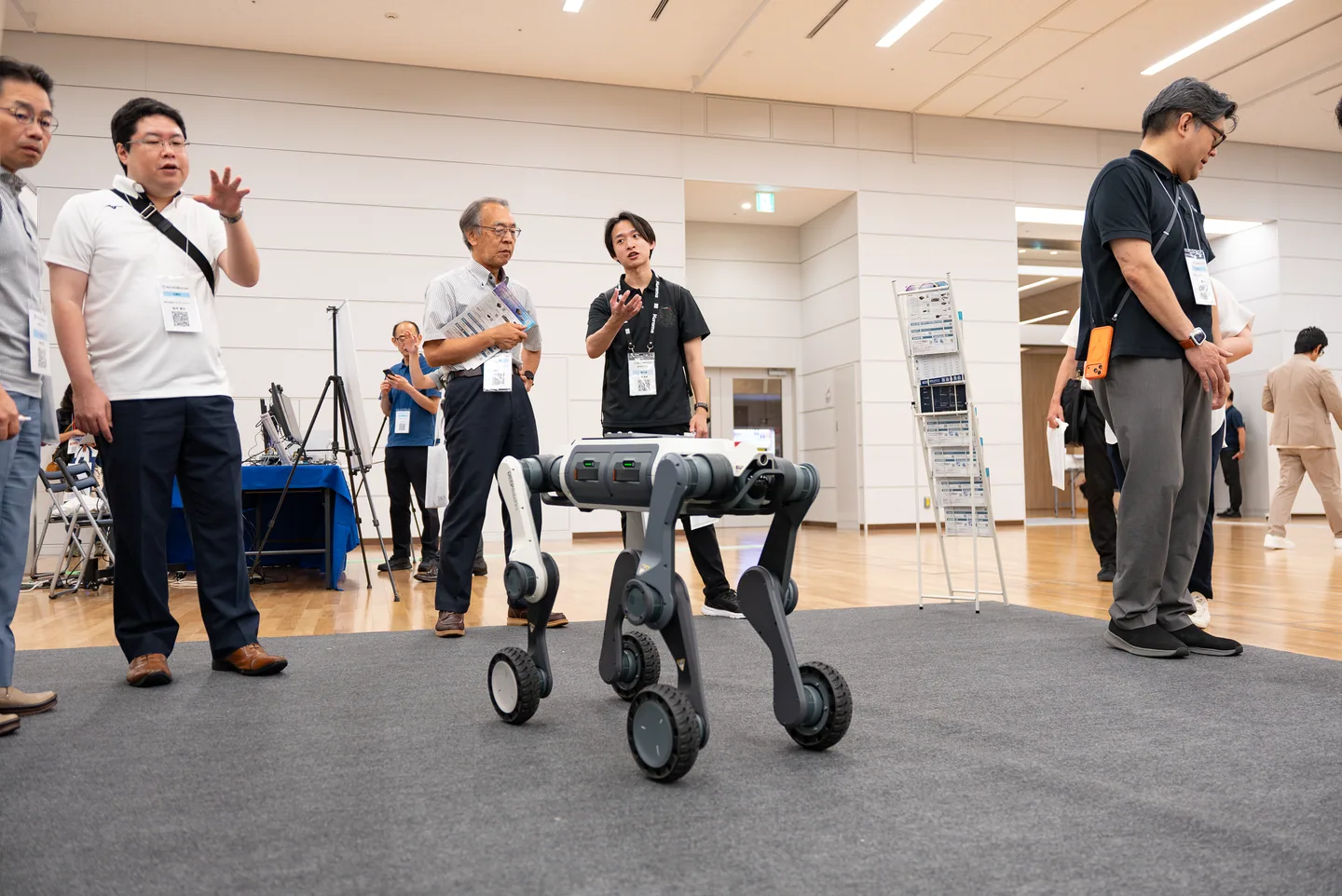 フィジカルAI・ロボットの実演